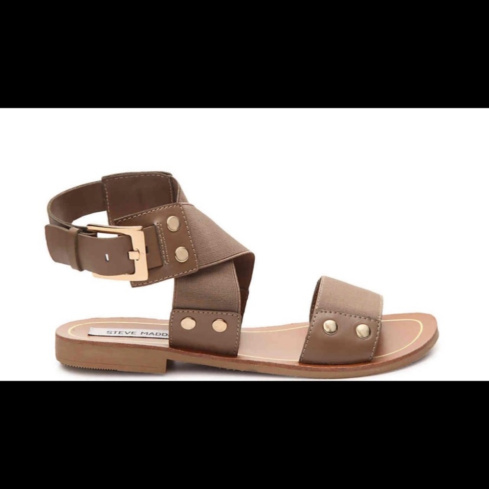 Cidnie Taupe/ tan Steve Madden sandal
